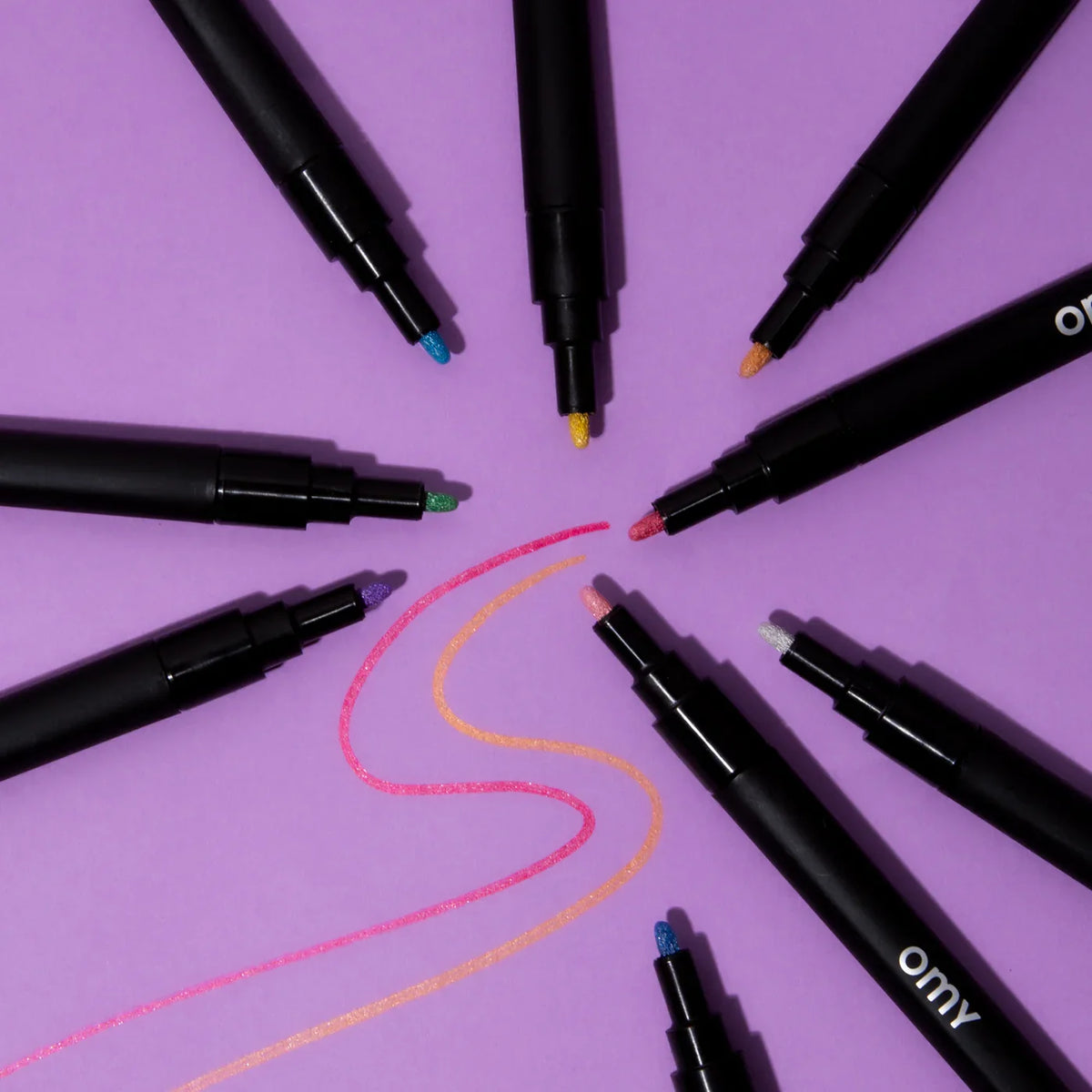 Glitter Markers 9ct