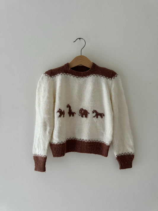 Vintage Animal Sweater (4-5Y)