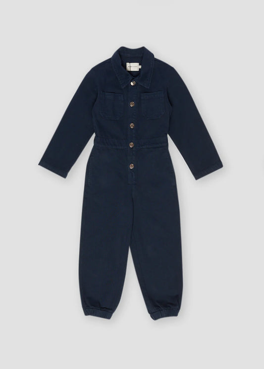 The New Society Martin Jumpsuit in Navy