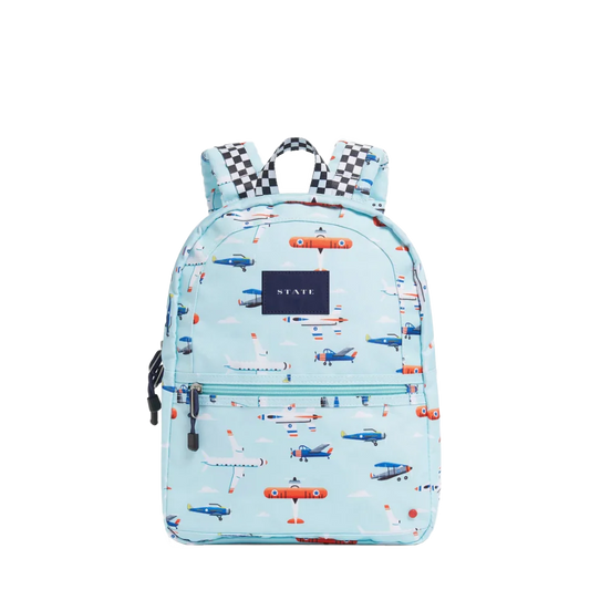 Kane Kids Mini Travel Backpack - Airplanes by State Bags