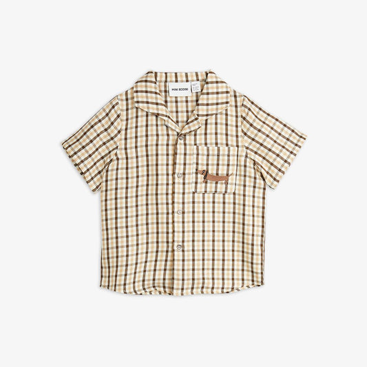 Gingham Woven Shirt by Mini Rodini