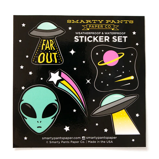 Alien Sticker Sheet by Smarty Pants Paper