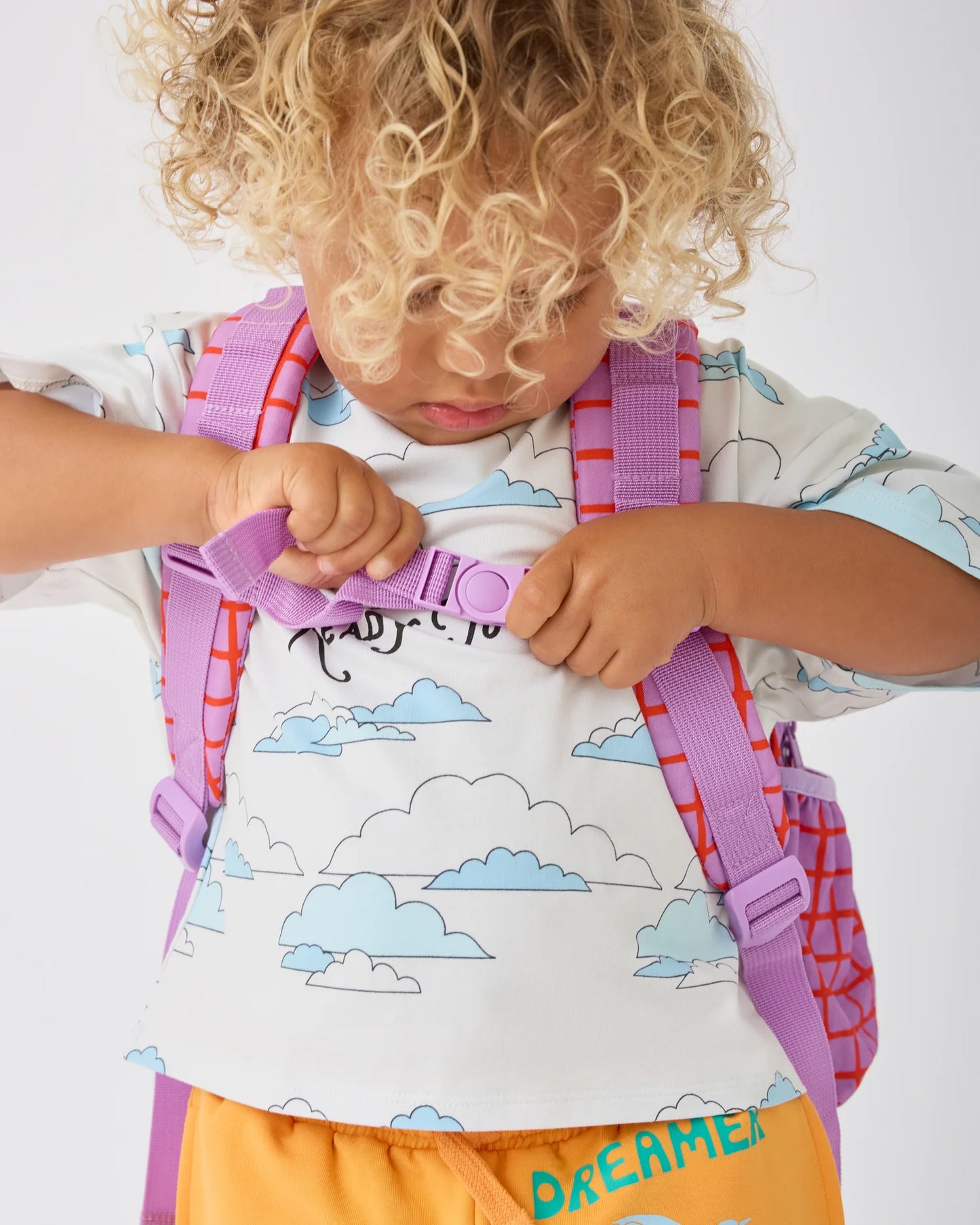 Cool Kid Backpack in Grid