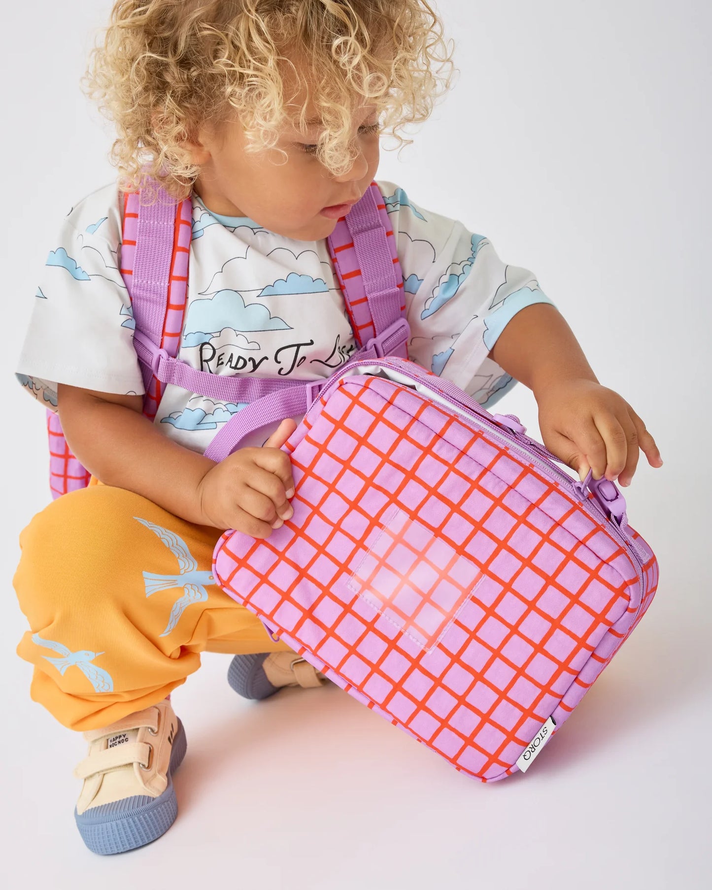 Cool Kid Lunch Box in Grid