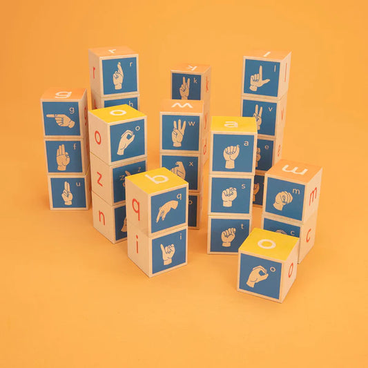 American Sign Language Blocks by Uncle Goose