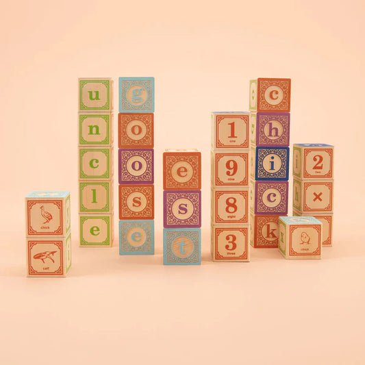 Classic Lowercase ABC Blocks by Uncle Goose