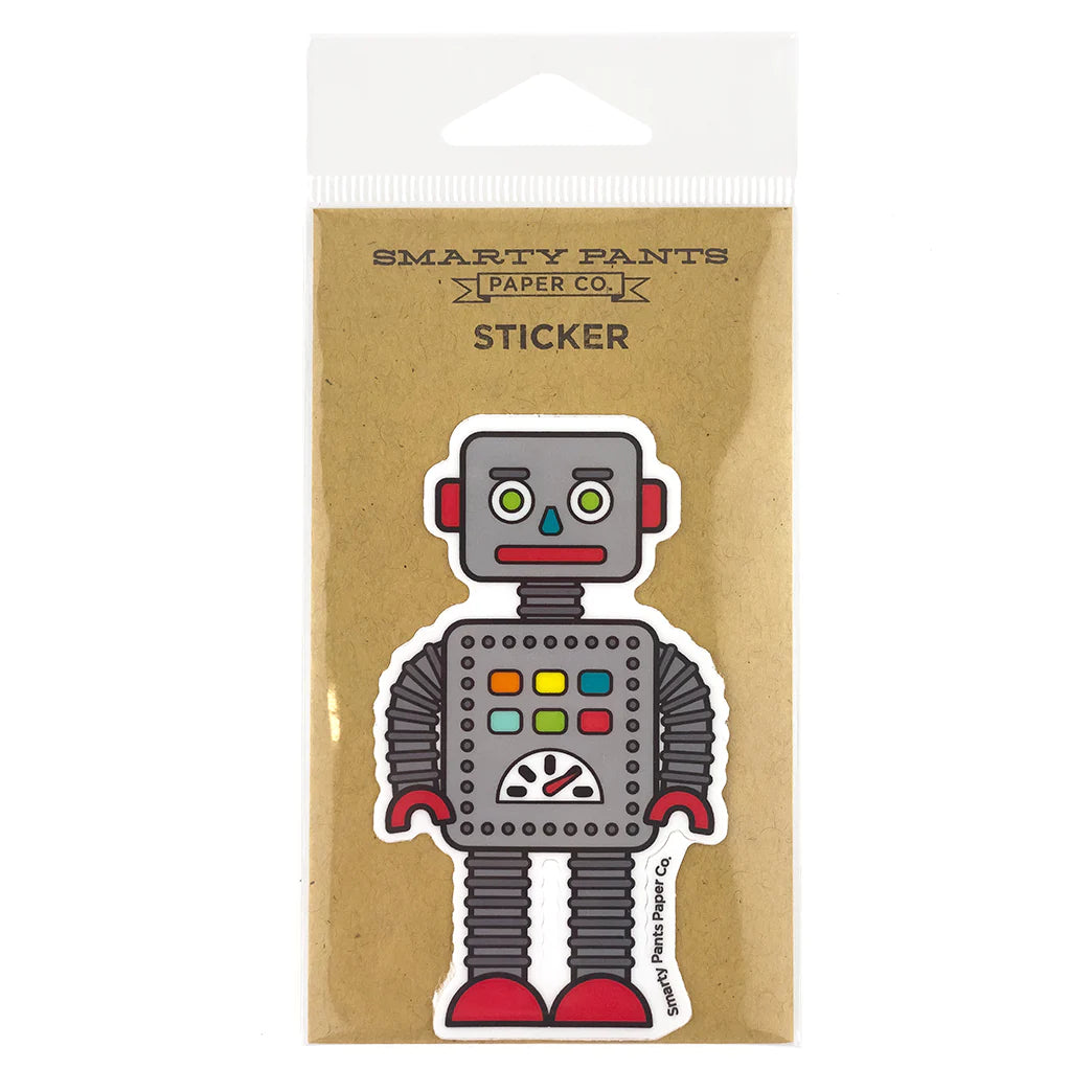 Robot Sticker by Smarty Pants Paper