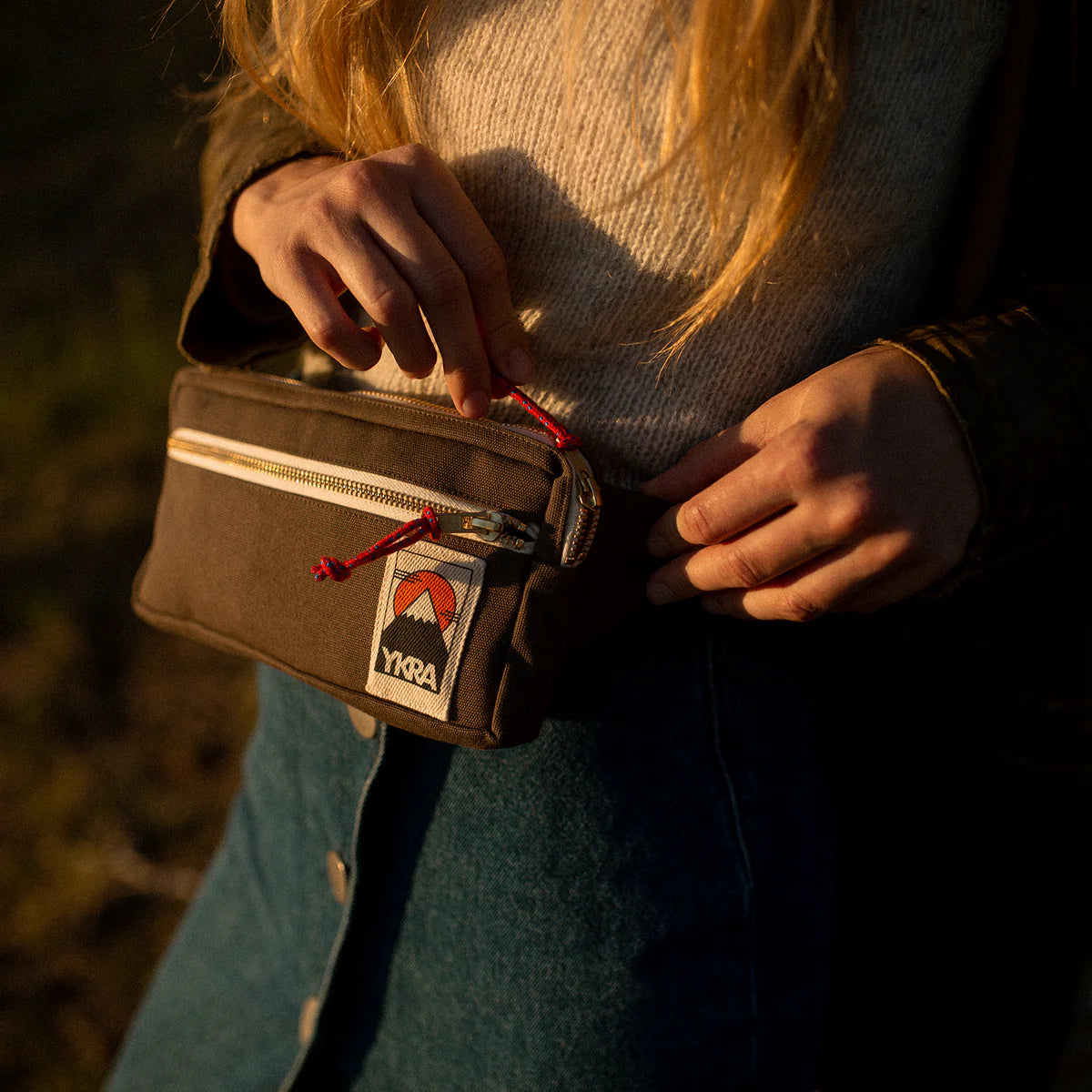 Fanny Pack in Khaki by YKRA