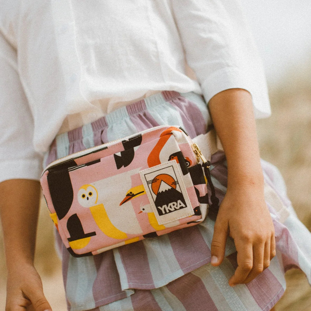 Fanny Pack Mini in Flying Flock by YKRA