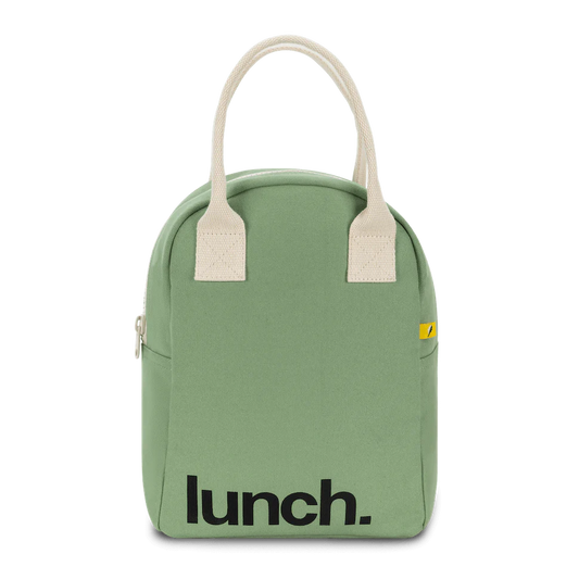 Zipper Lunch Bag in "Lunch Moss" by Fluf