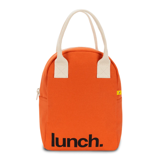 Zipper Lunch Bag in "Lunch Poppy" by Fluf