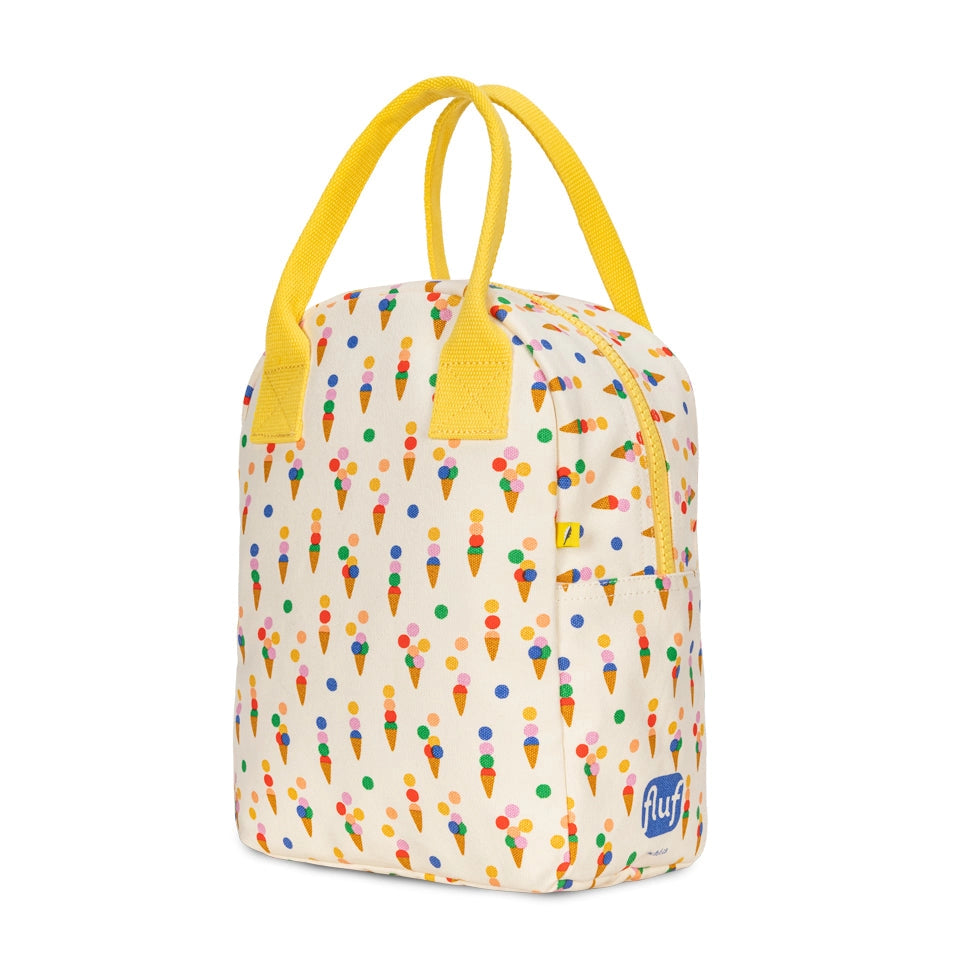 Zipper Lunch Bag in Summer Cones