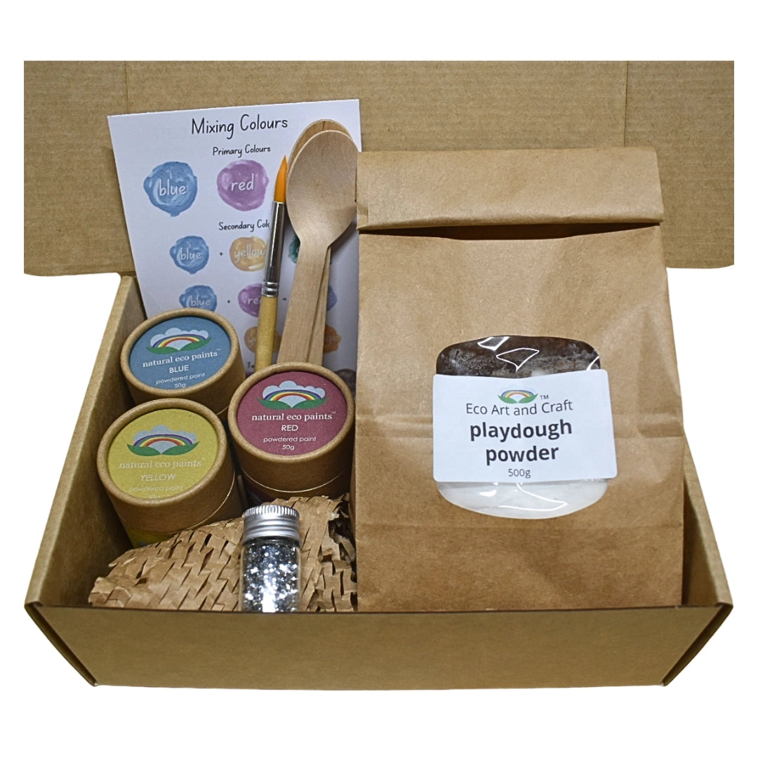 Eco Playdough Powder & Paint Kit