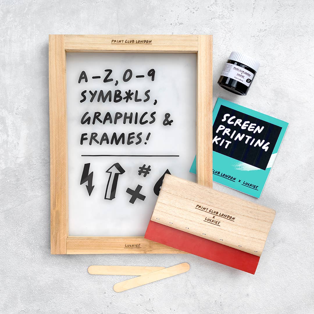 Print Club X Luckies - Screen Printing Kit