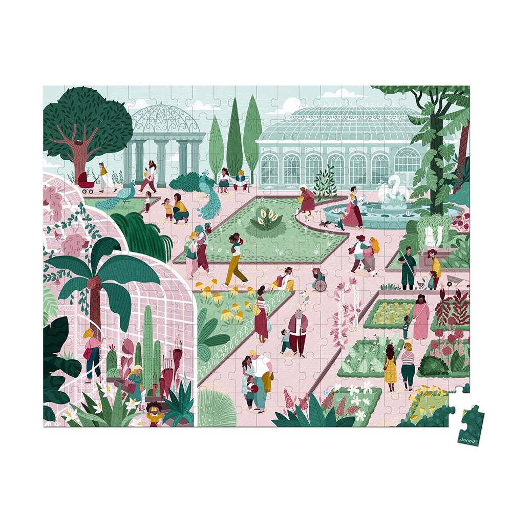Botanical Garden Puzzle - 200pc by Janod