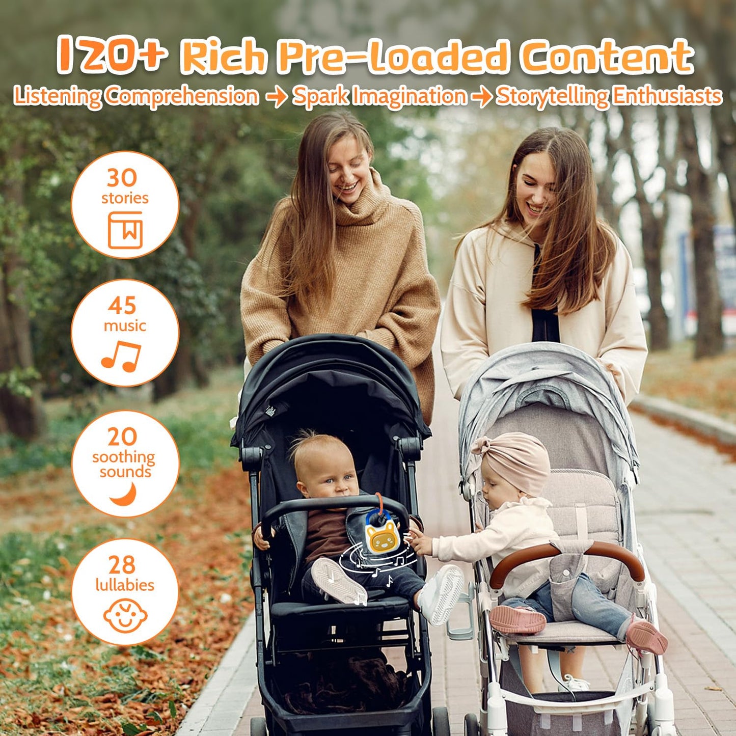 Pocket Bunny– Travel-friendly Kids' Music Player & Soother