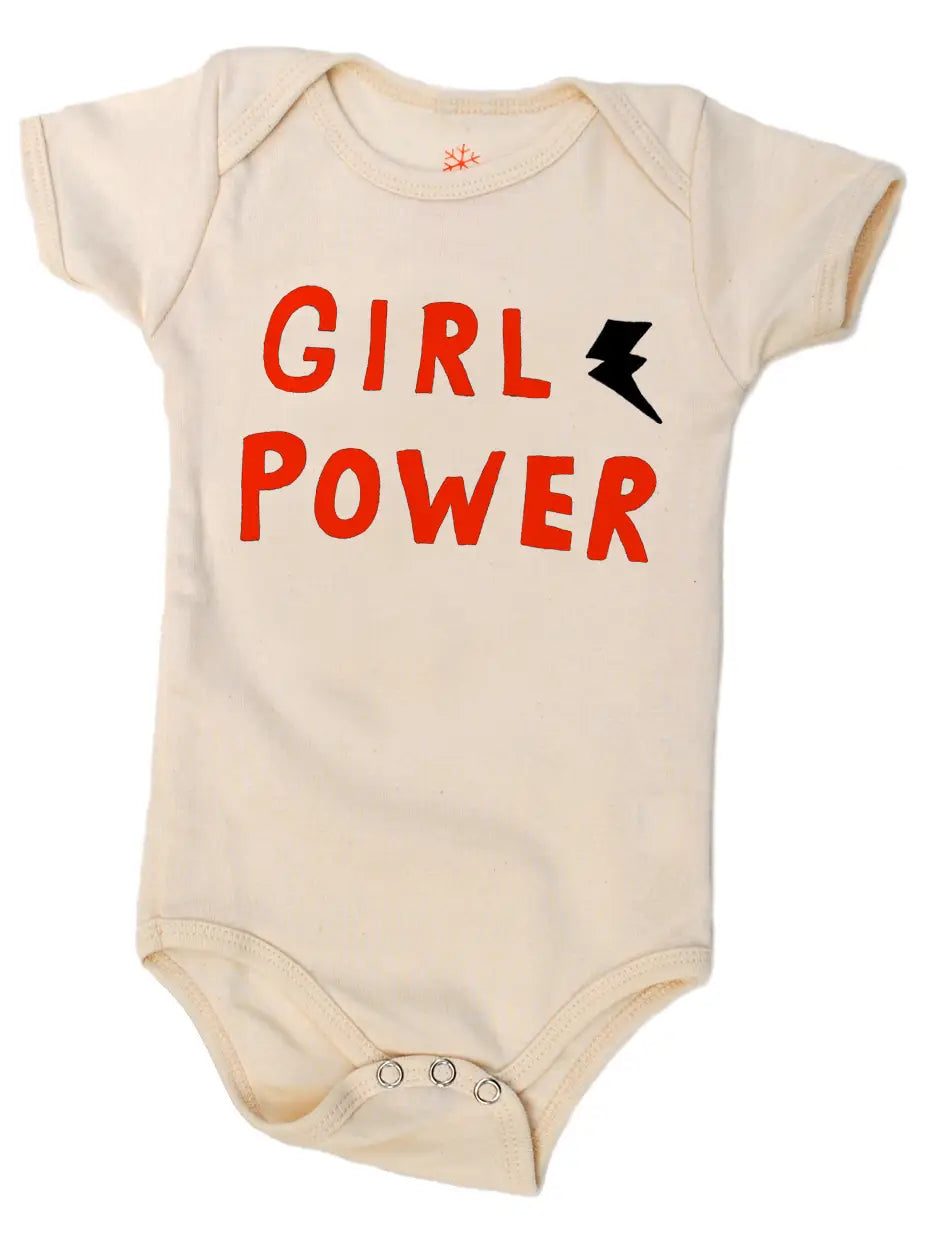 Girl Power Organic Onesie by Orangeheat