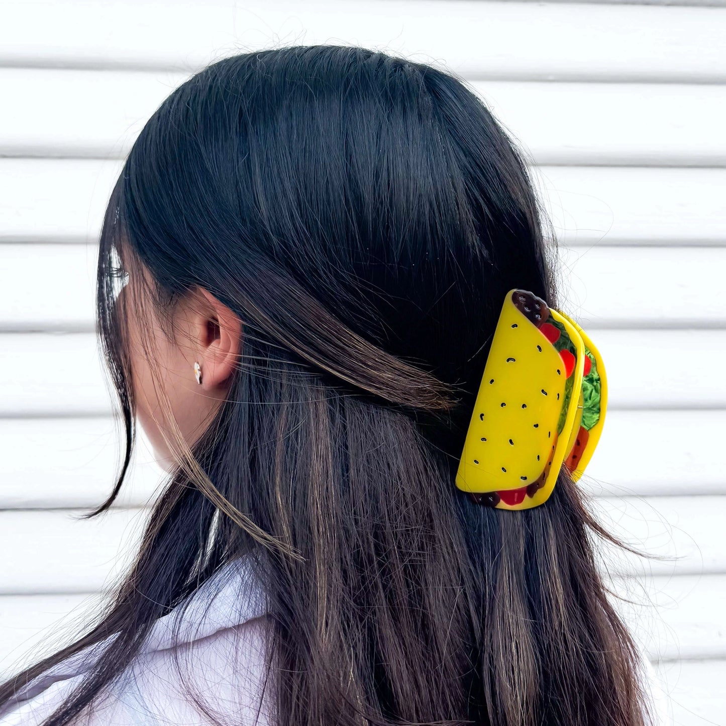 Large Taco Hair Claw by Jenny Lemons