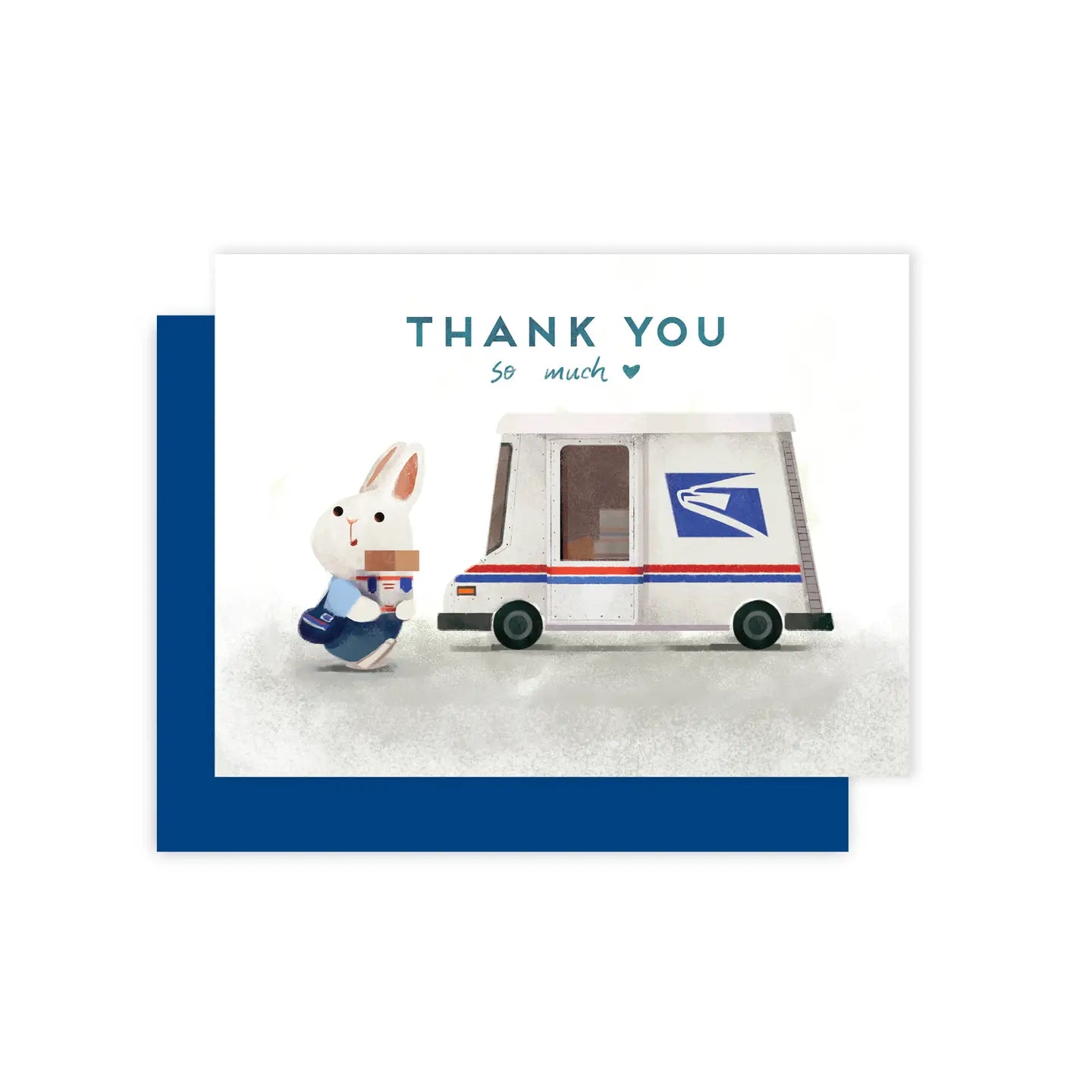 USPS Bunny Thank You Card