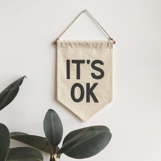 It's Ok Small Banner by Holiday Co.