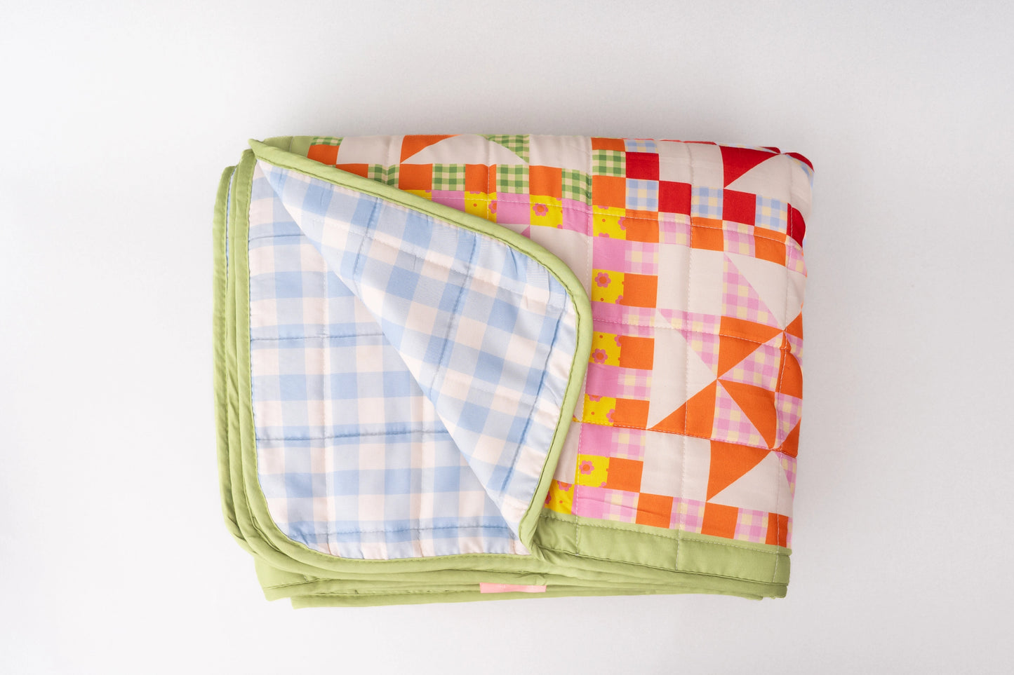 Quilted Patchwork Blanket