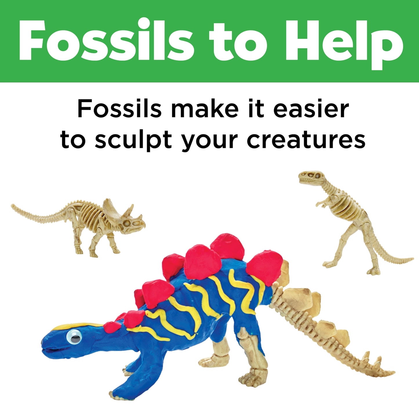 Create with Clay Dinosaurs: DIY Craft Kit