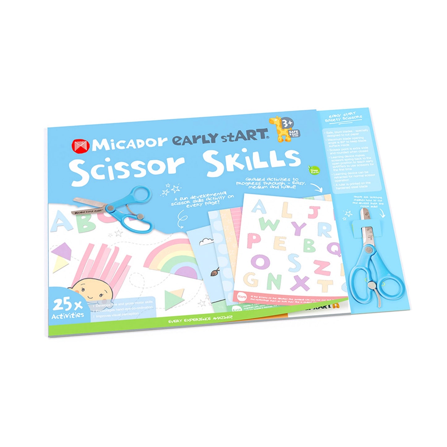 Micador Early Start Scissor Skills Pack: 25-Activity Pack