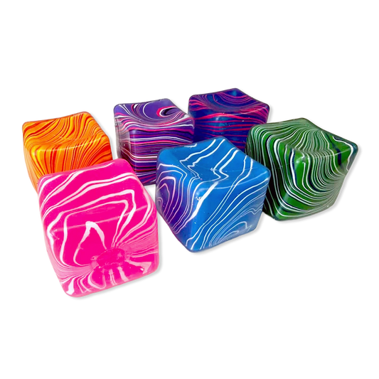 Fun Doh Swirl Squishy Cubes - assorted colors