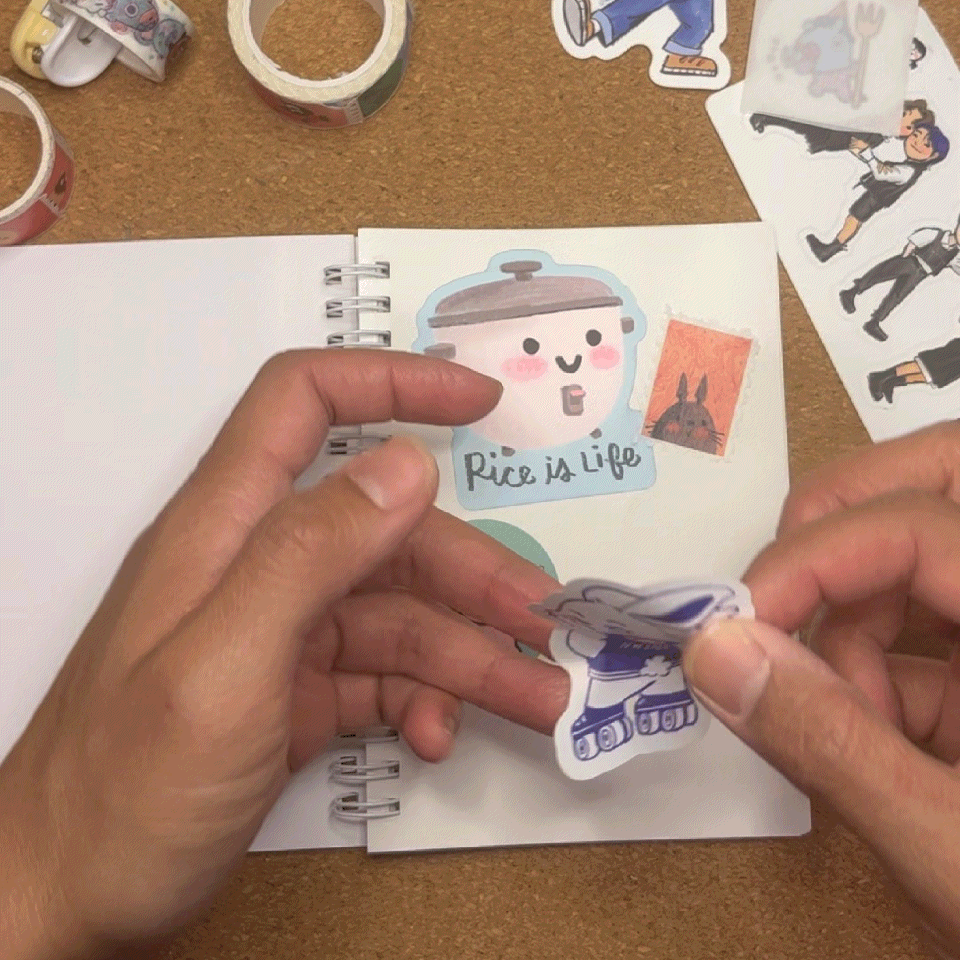 Never Not Collecting Stickers Reusable Sticker Book (Small)