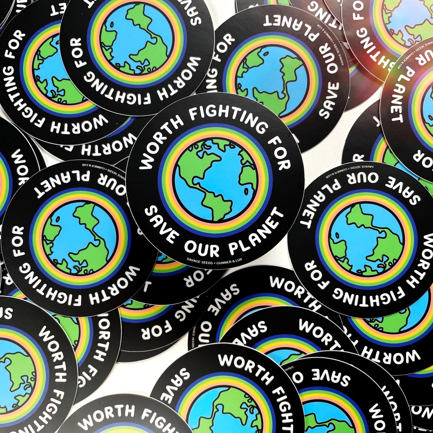 Worth Fighting For Save Our Planet Sticker