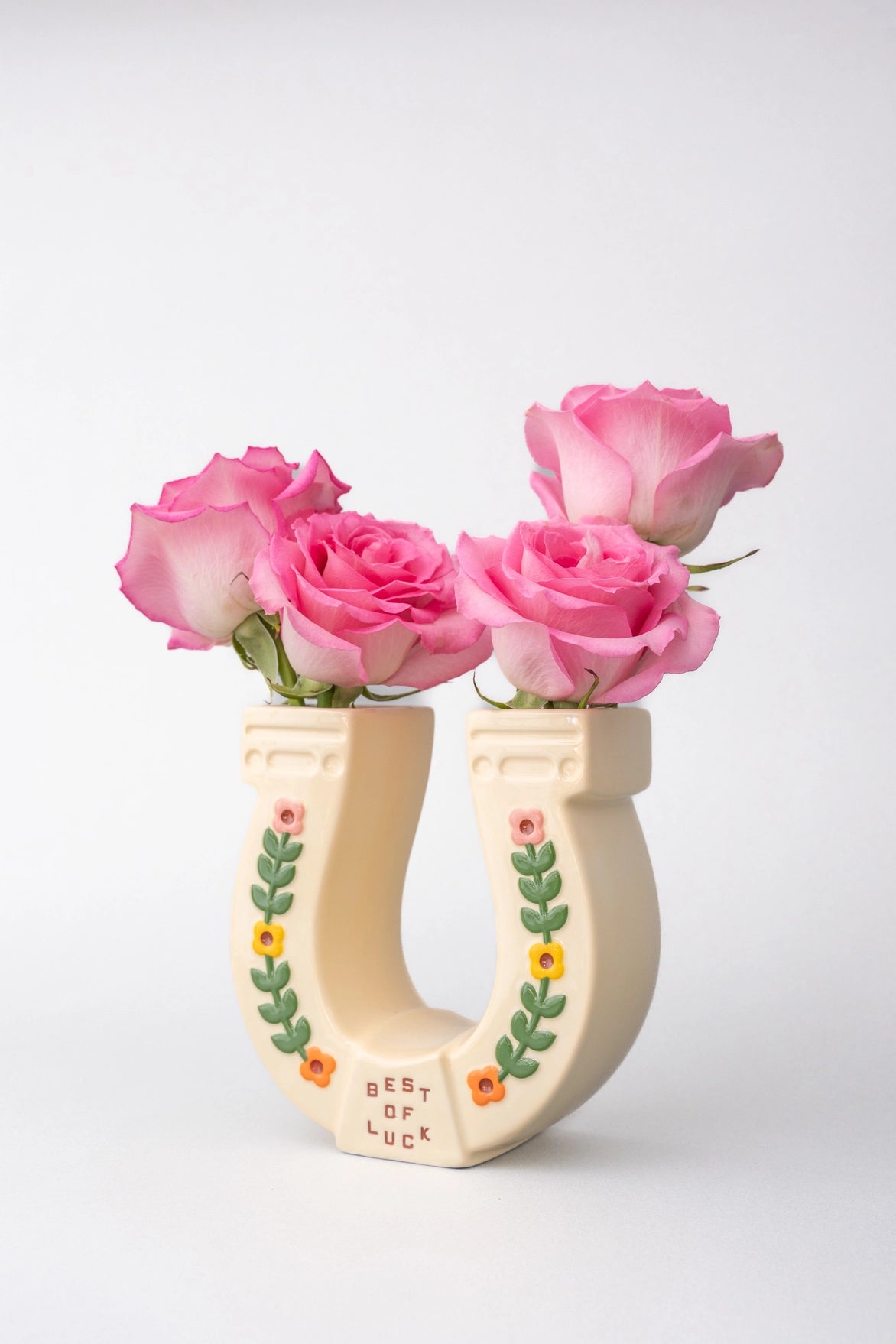 Horseshoe Ceramic Vase