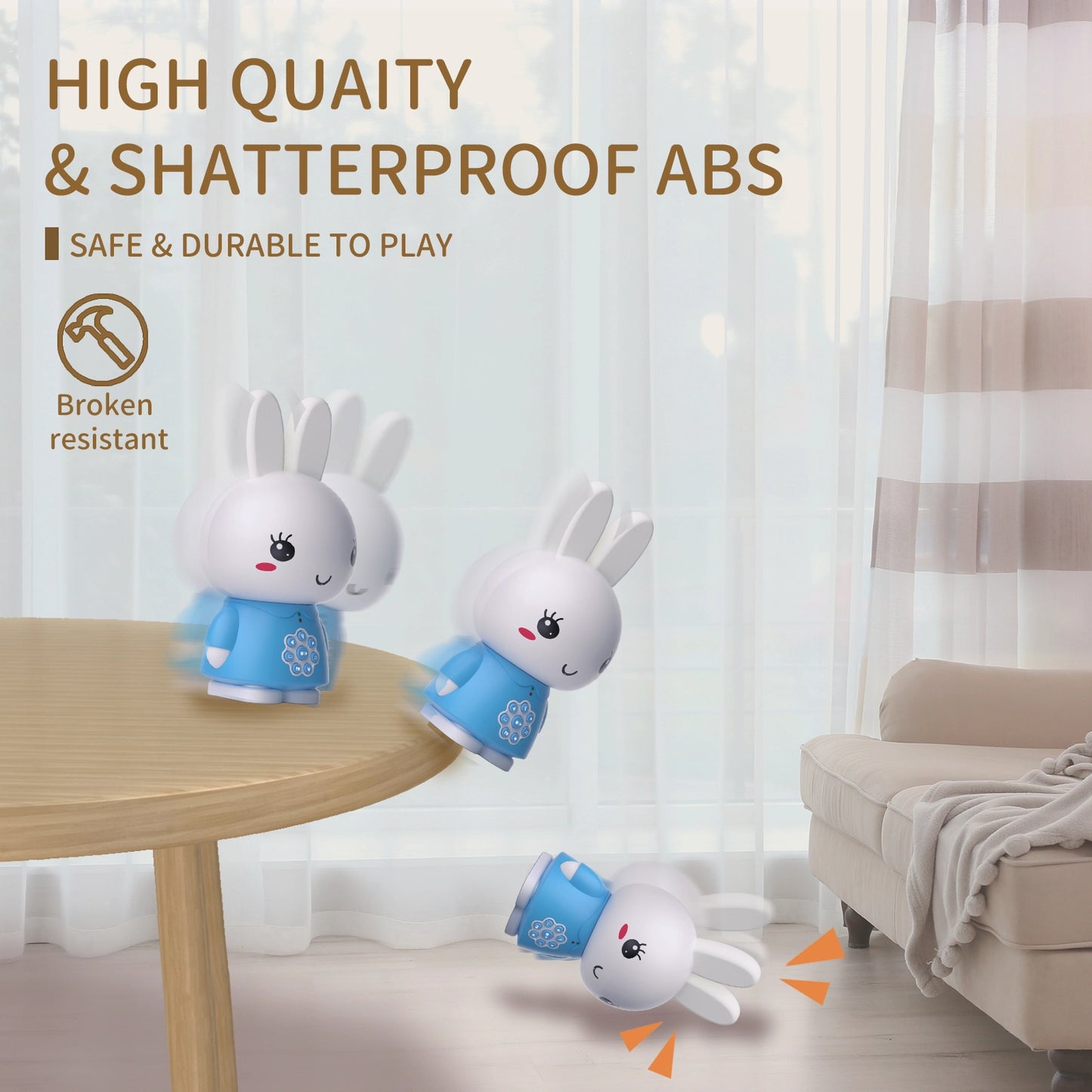 Honey Bunny Night Light Toy: Stories & Music