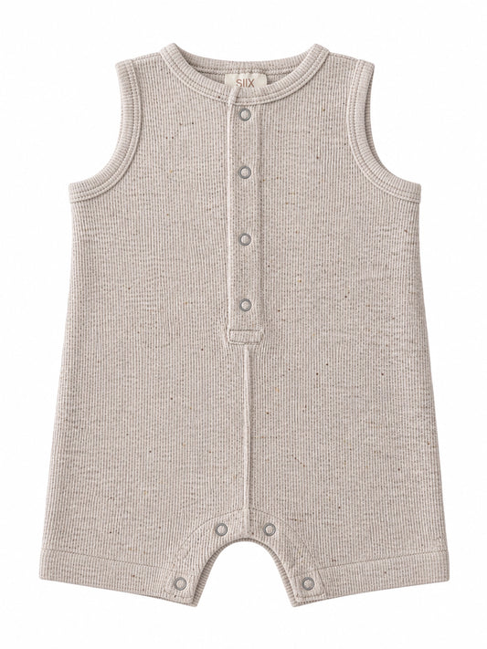 Tan Speckle/Ribbed Shortie