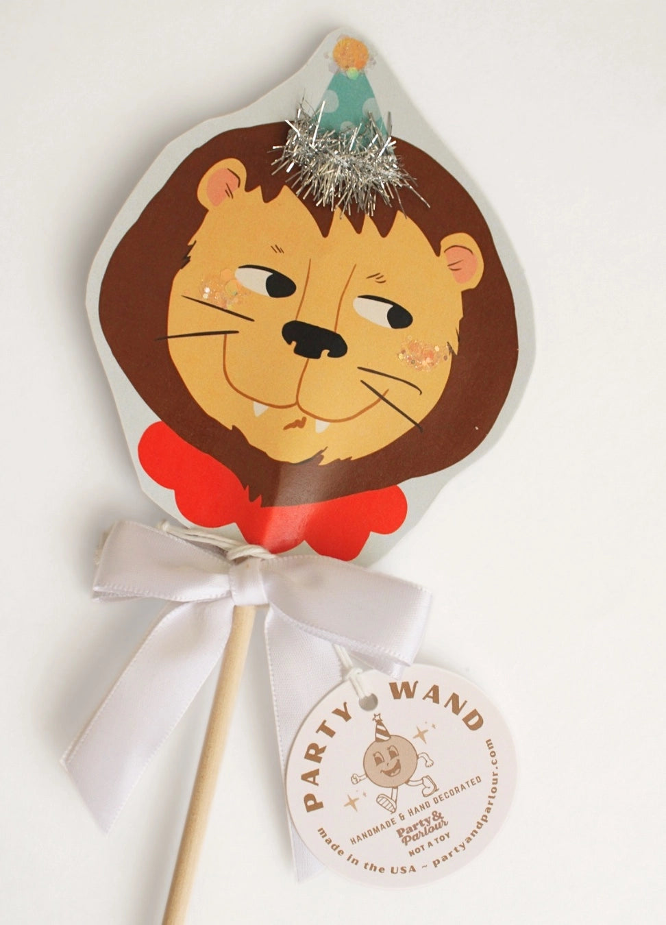 Handmade Lion Paper Party Wand