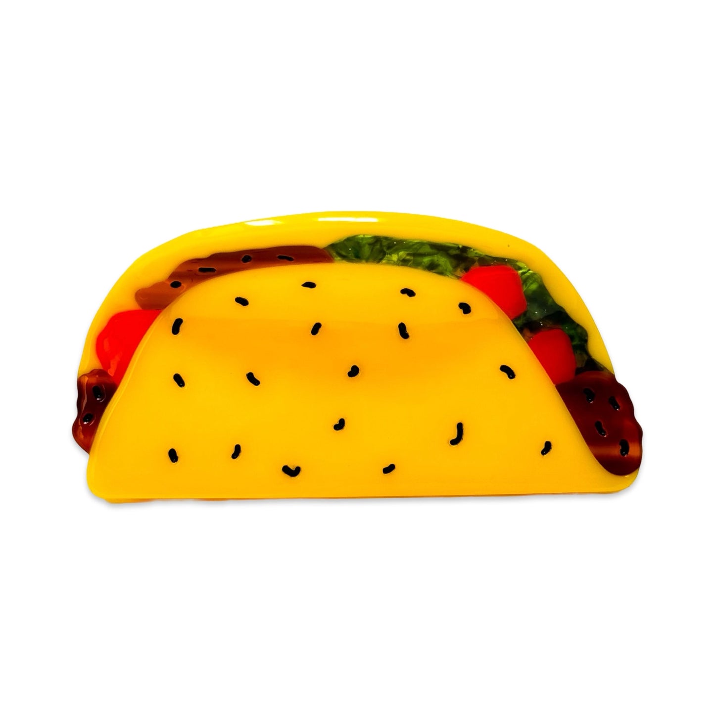 Large Taco Hair Claw by Jenny Lemons