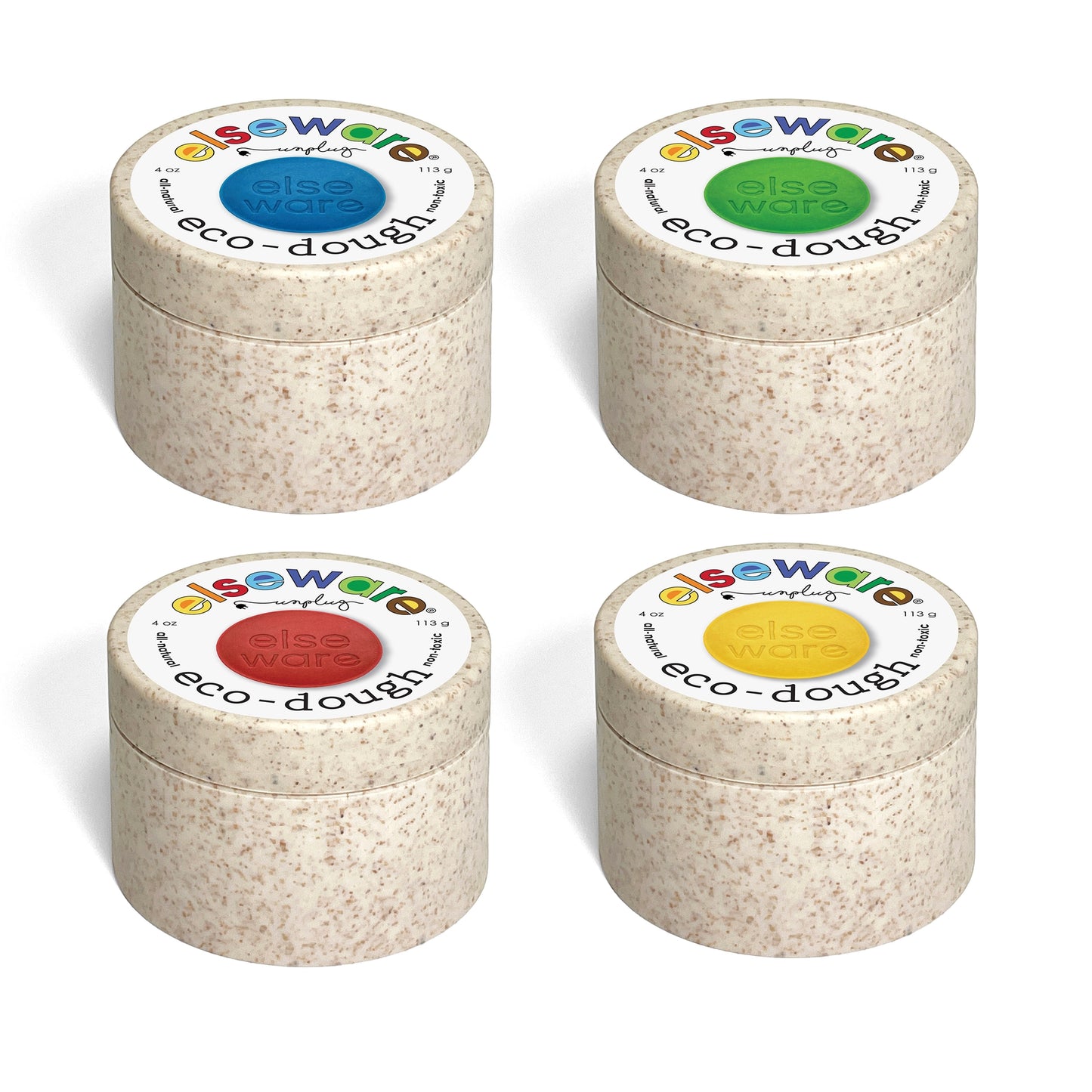 Eco-Dough Natural Non-toxic dough -4pk