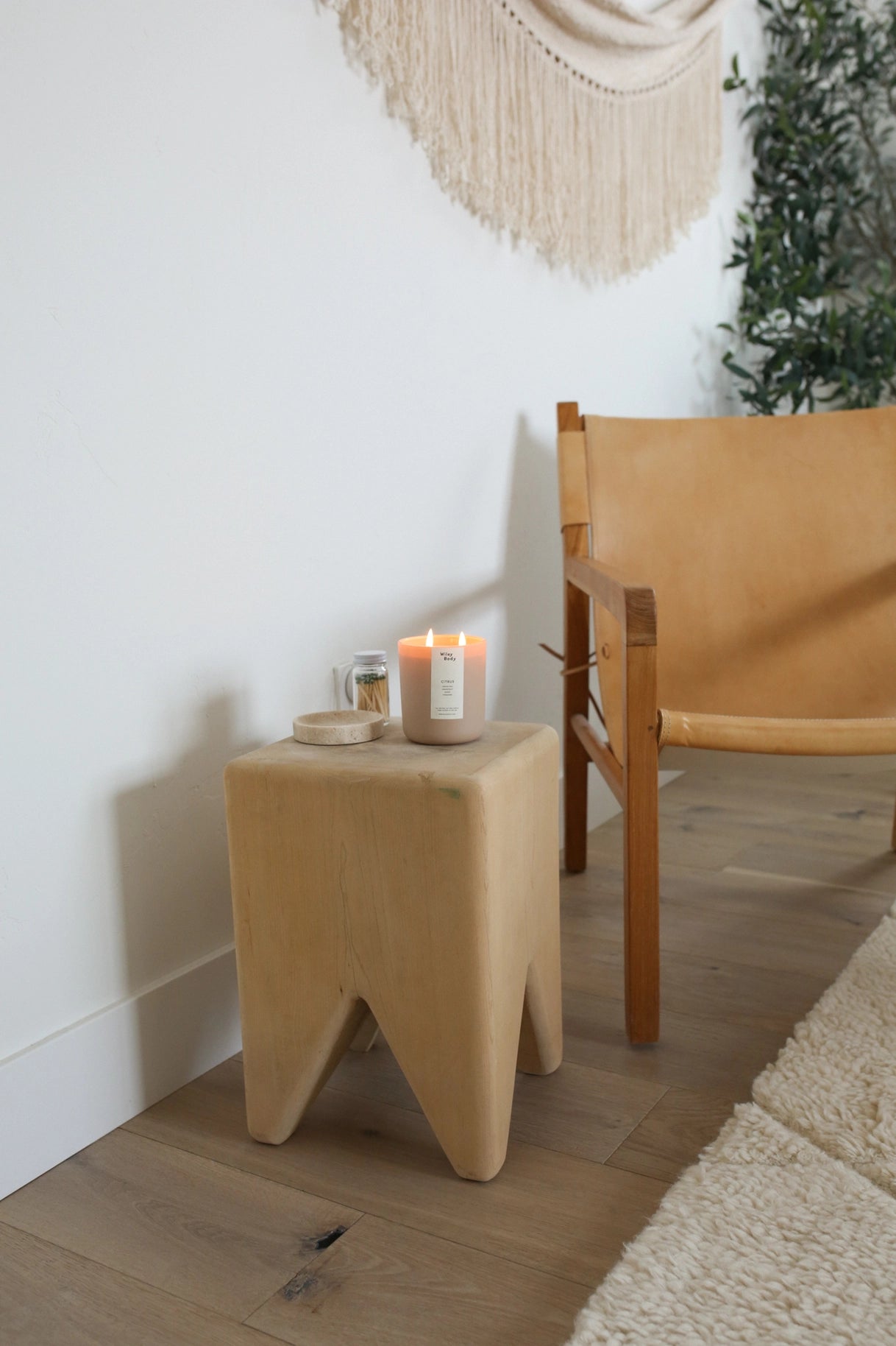 The Candle in Palo Santo by Wiley Body