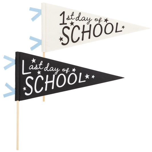 1st and Last Day Felt Pennant Set