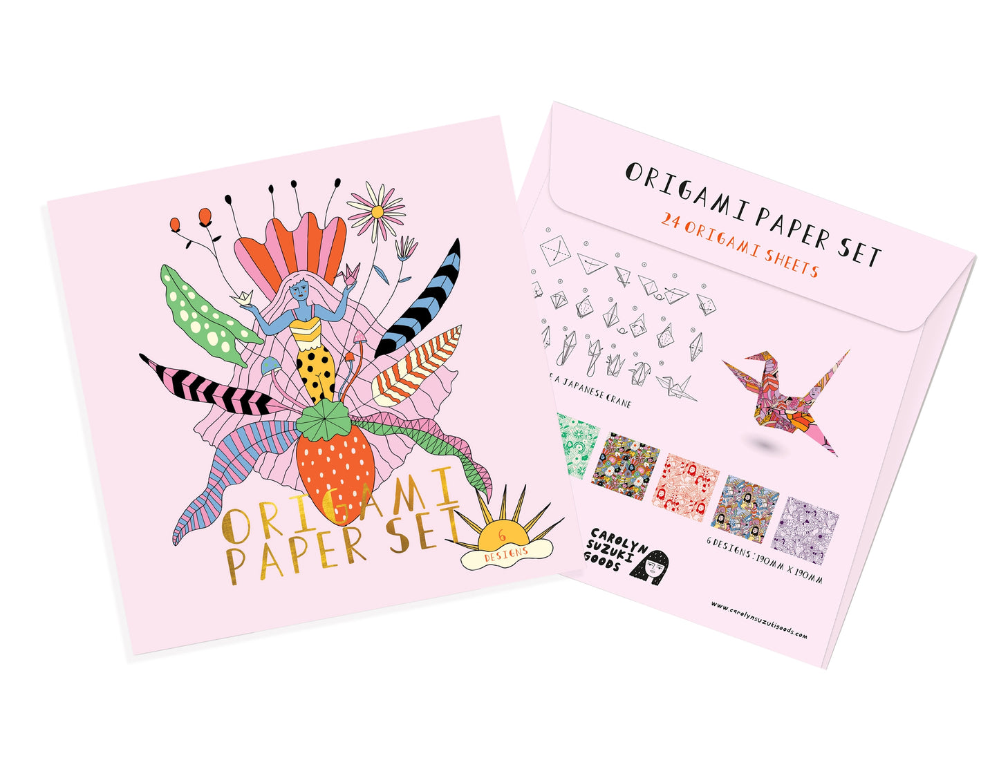 Origami Paper Set by Carolyn Suzuki