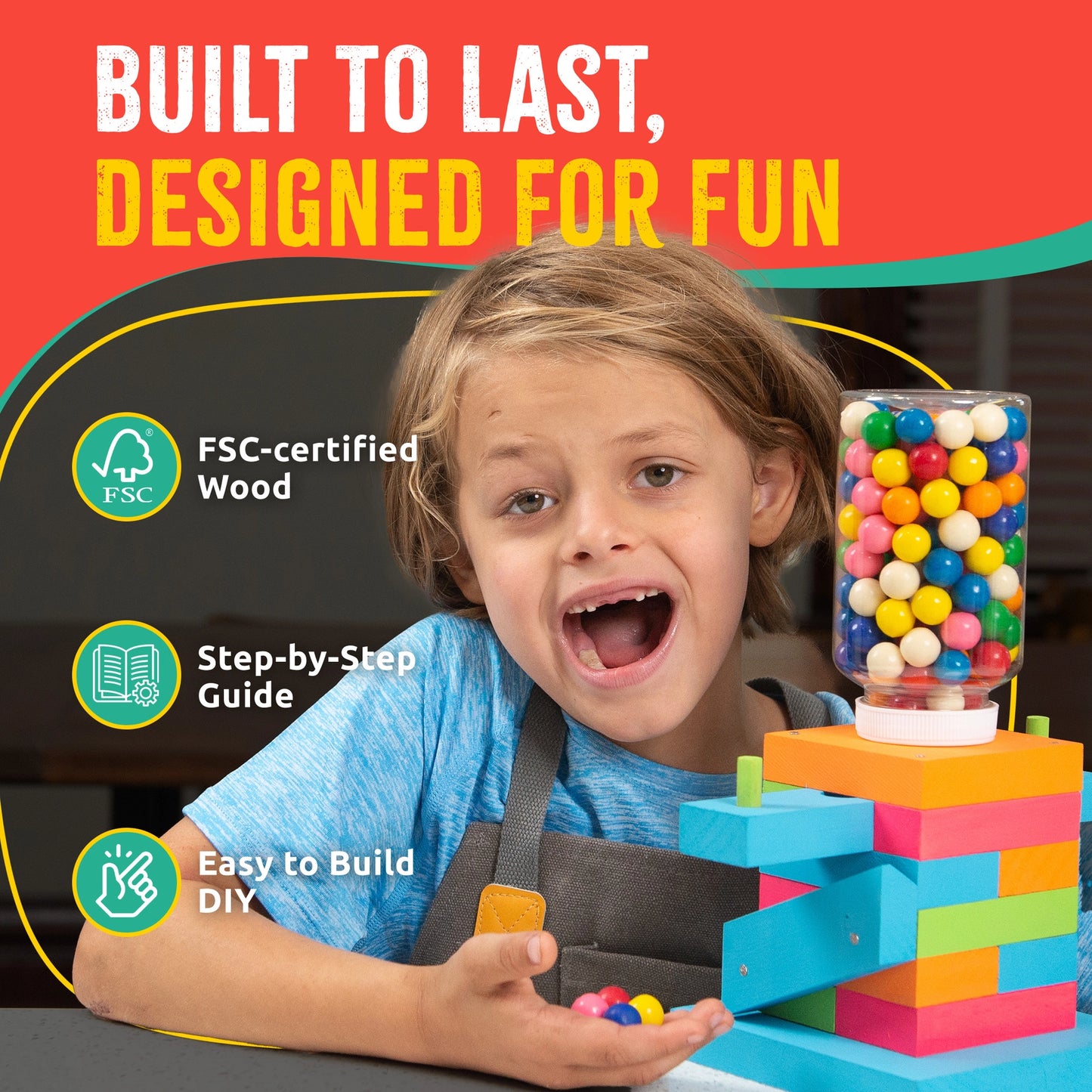 Candy Dispenser DIY Woodworking Kit