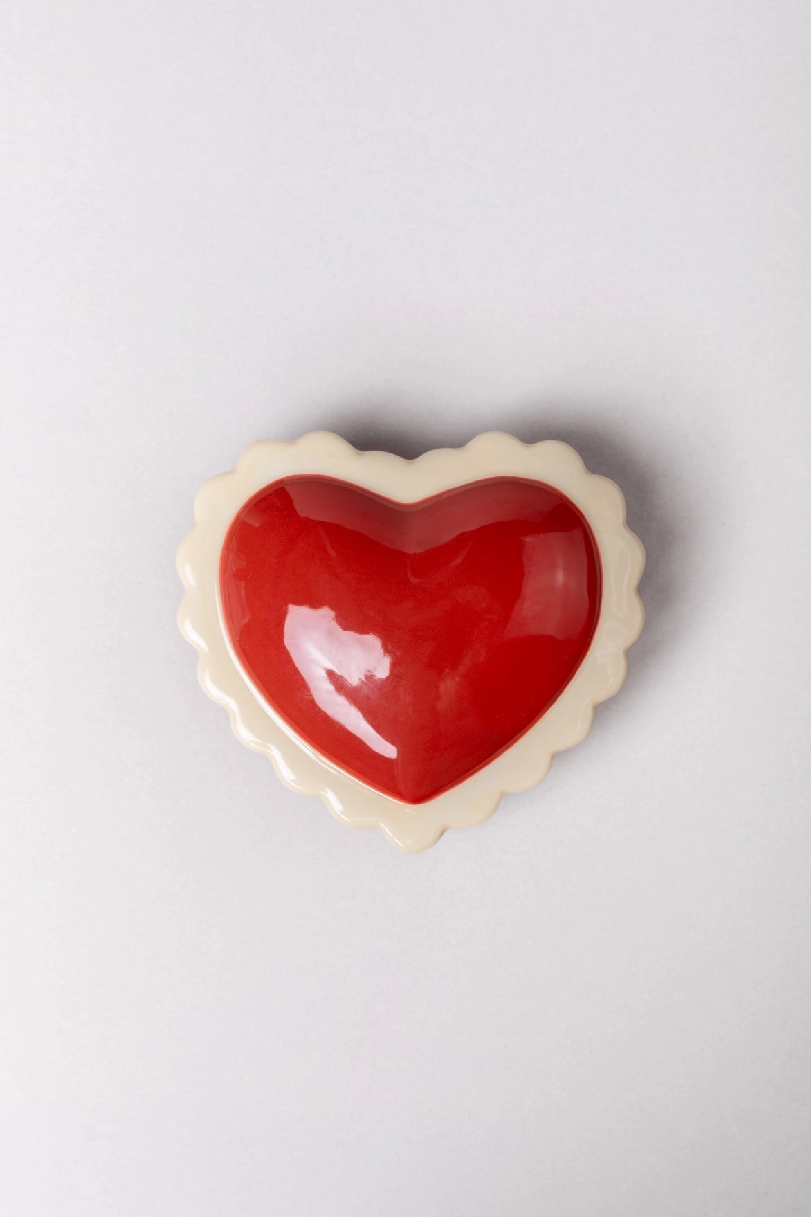 Heart Ceramic Trinket Box