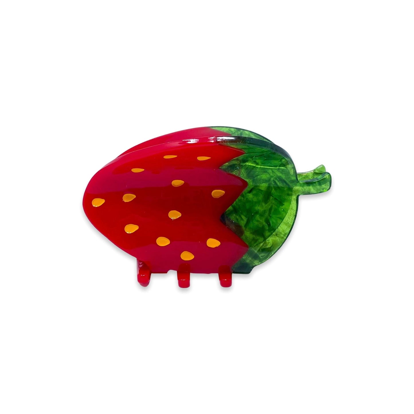 Midi Strawberry Hair Claw by Jenny Lemons