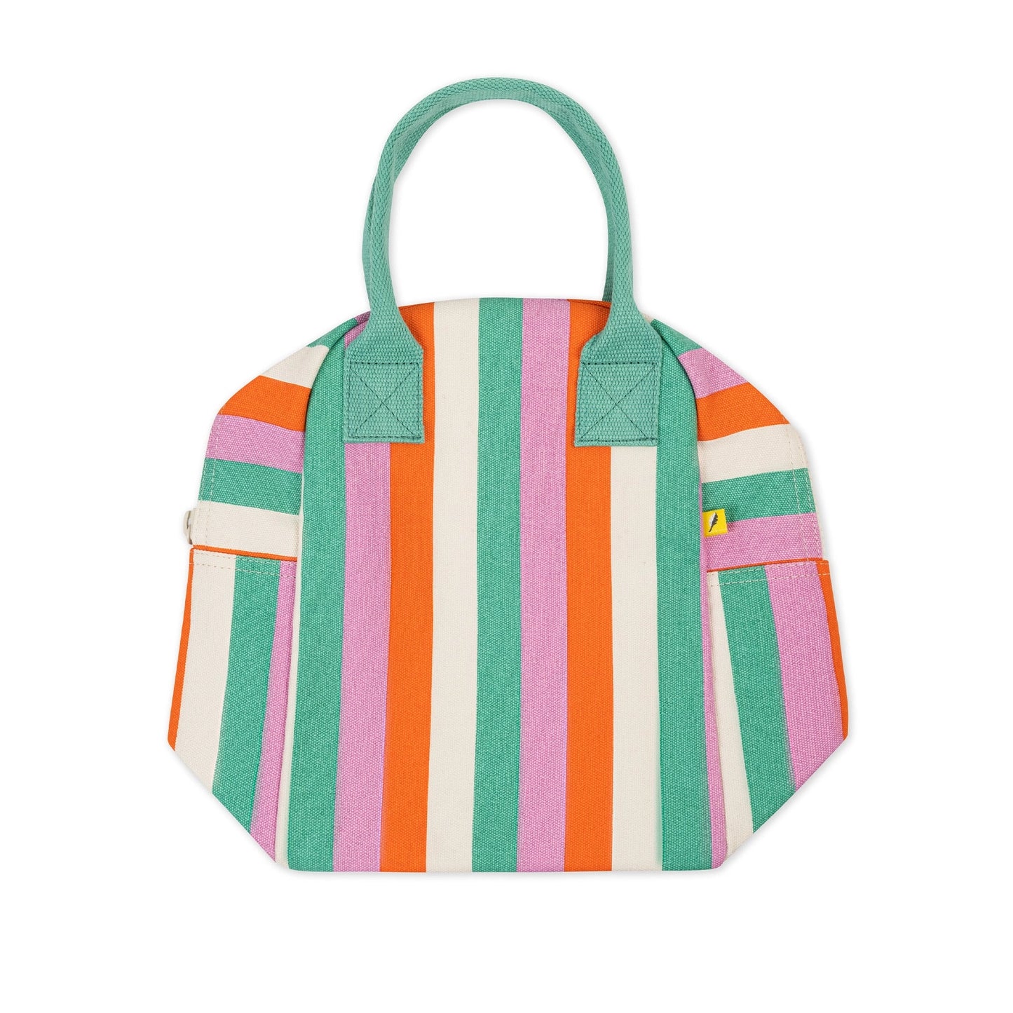Zipper Lunch Bag in Three Stripe