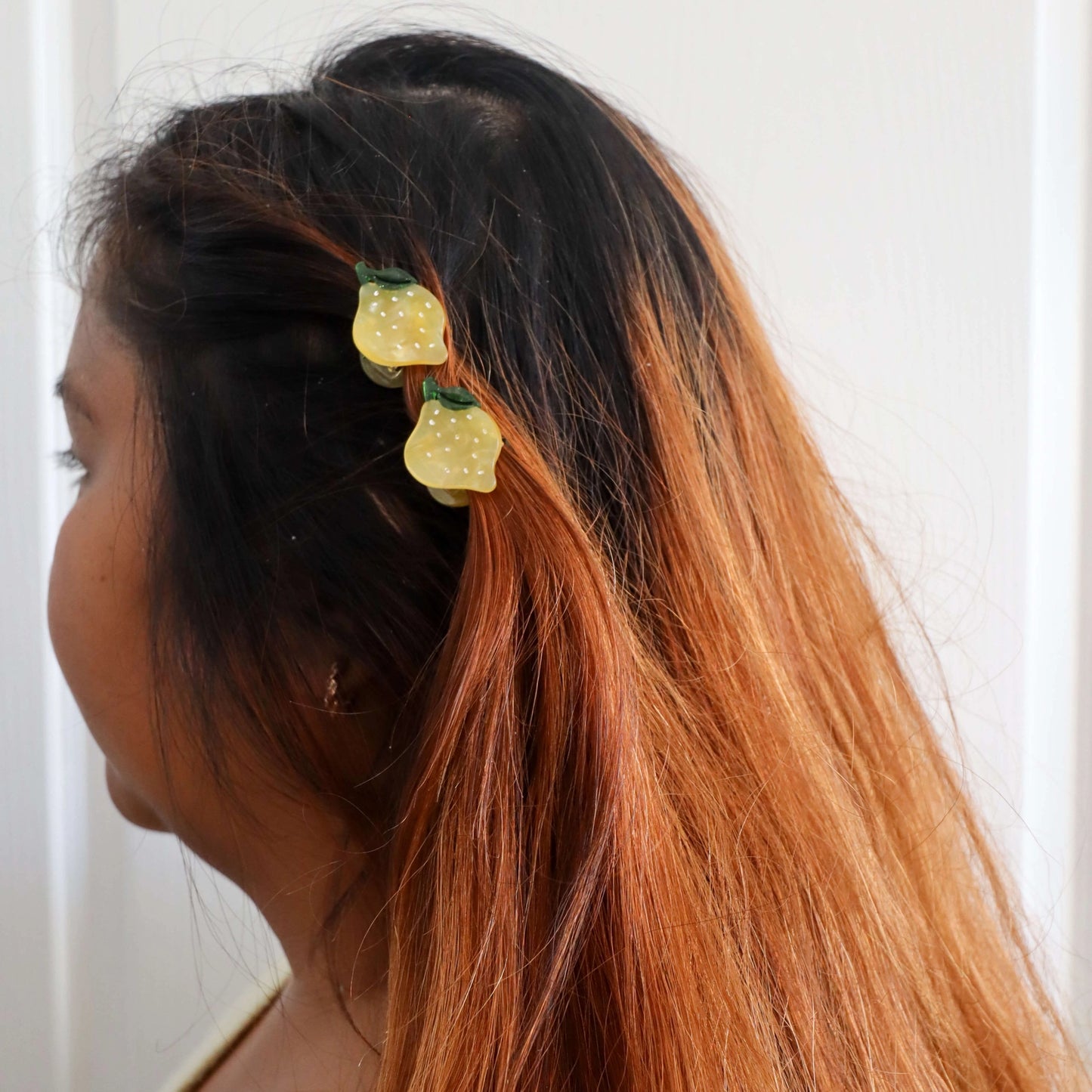 Micro Fruit & Flowers Hair Claw Clip Set