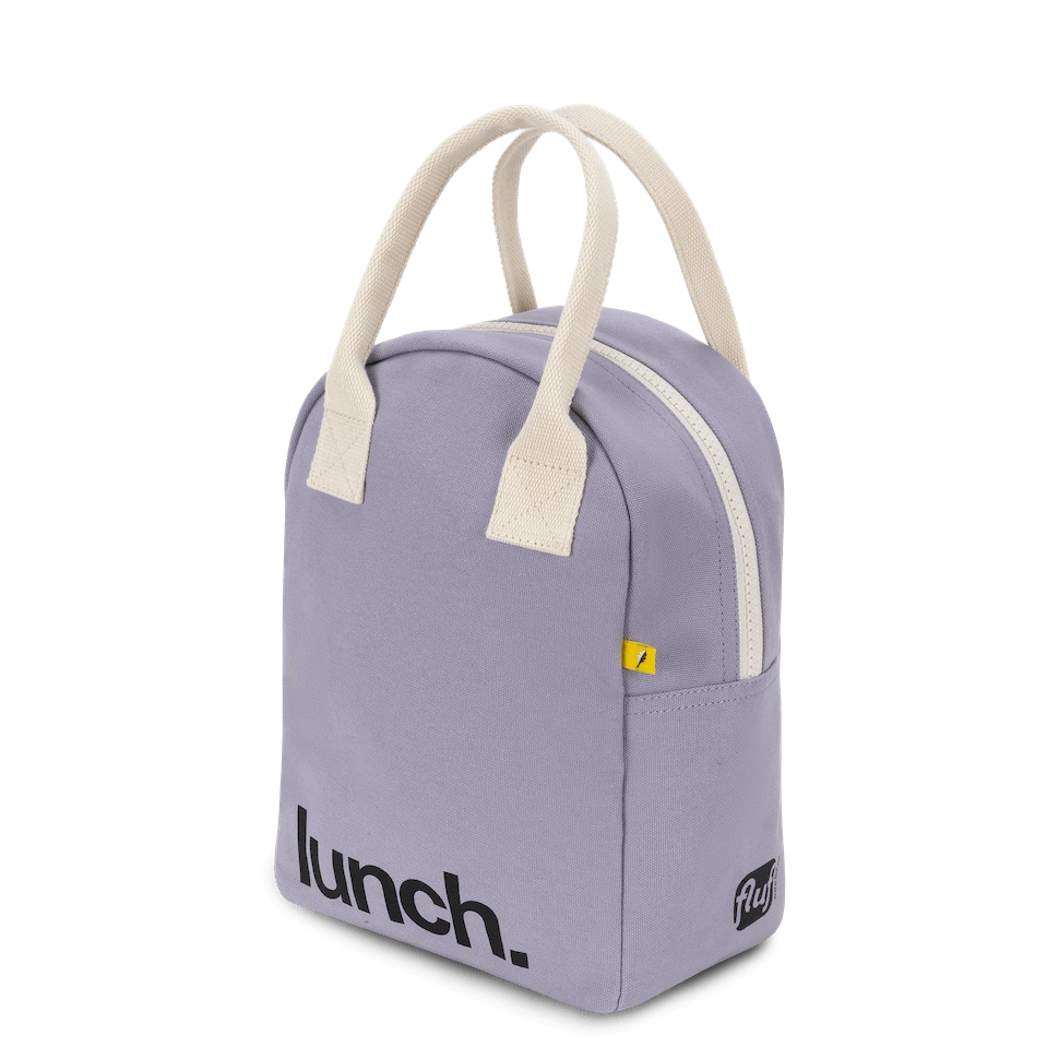 Zipper Lunch Bag "Lunch Lavender" by Fluf