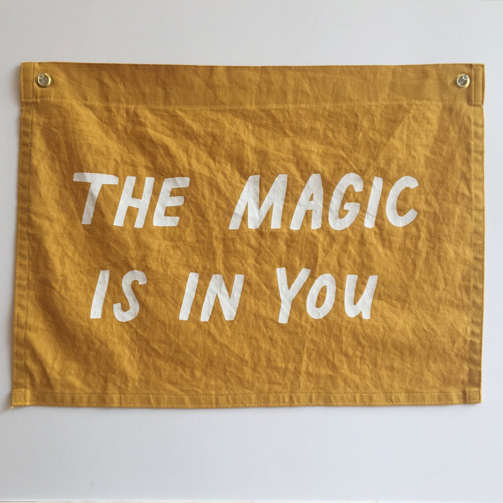 Magic Flag in Goldenrod by Holiday Co.