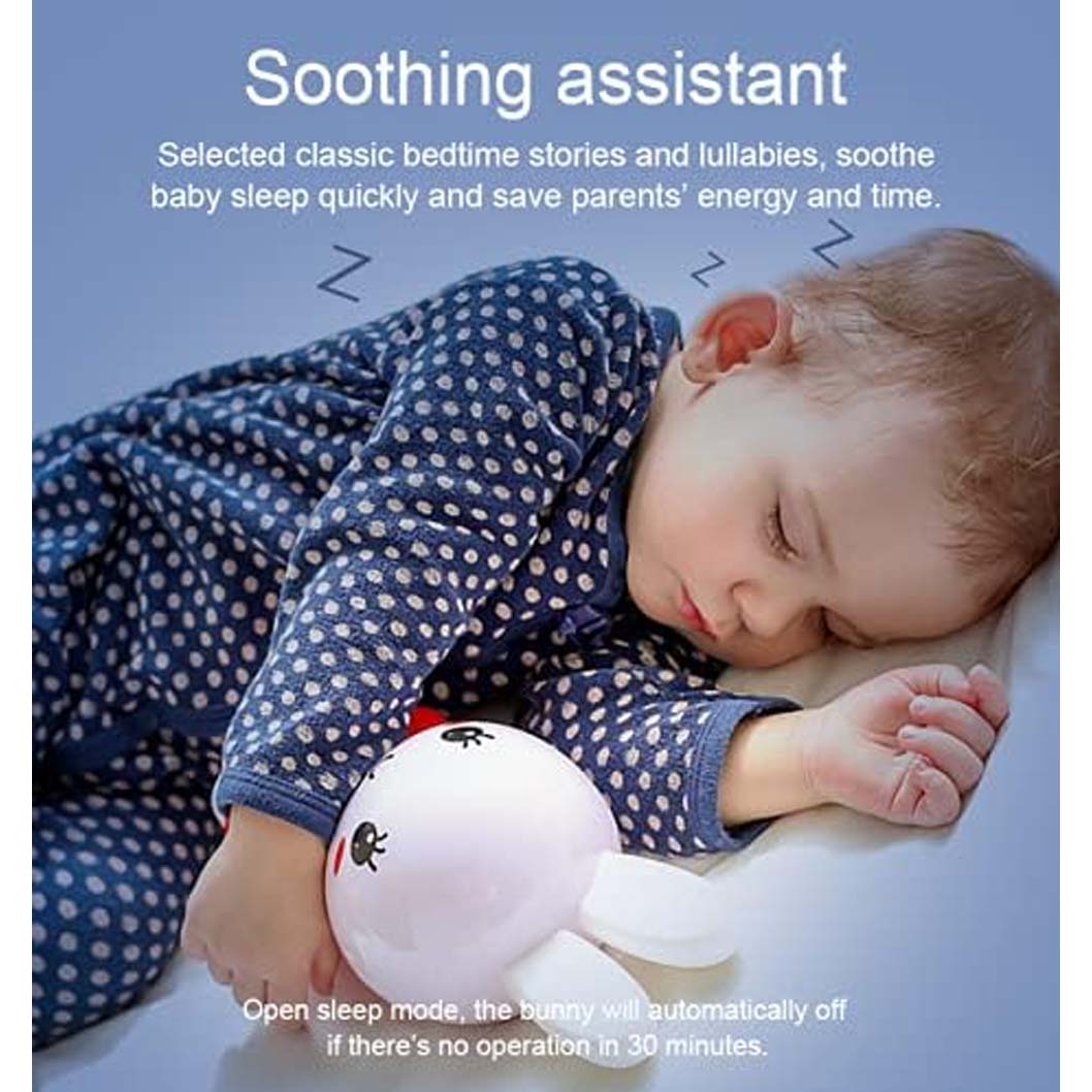 Honey Bunny Night Light Toy: Stories & Music