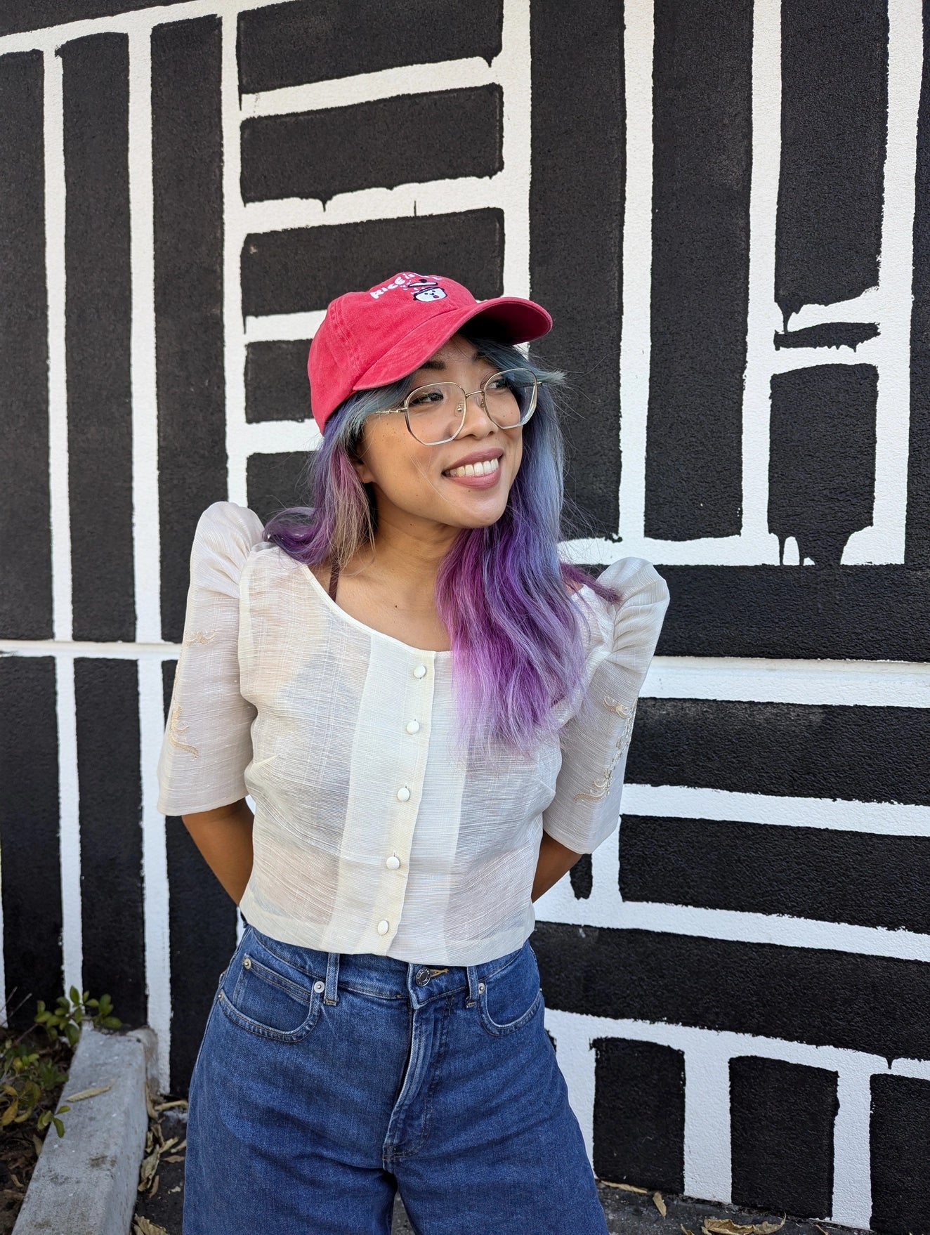 Rice Is Life Embroidered Baseball Hat