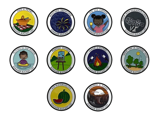 Summer Bucket List Pins by The Magnus Company