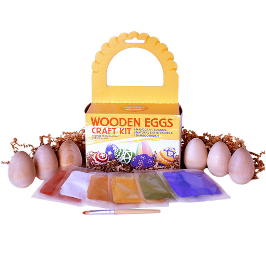 Wooden Eggs Crafts Kit